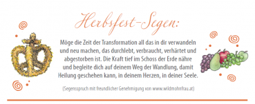 Jahreskreiskärtchen MITEINANDER (mit Segensspruch)