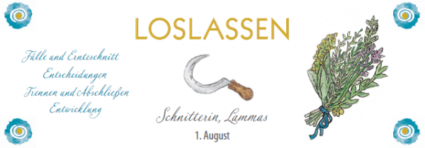 Jahreskreiskärtchen LOSLASSEN (mit Segensspruch)