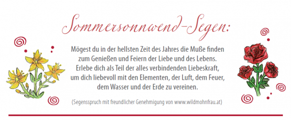 Jahreskreiskärtchen FÜLLE (mit Segensspruch)
