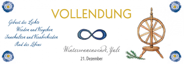 Jahreskreiskärtchen VOLLENDUNG (mit Segensspruch)